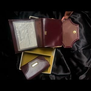 Set of two mini wallets antique